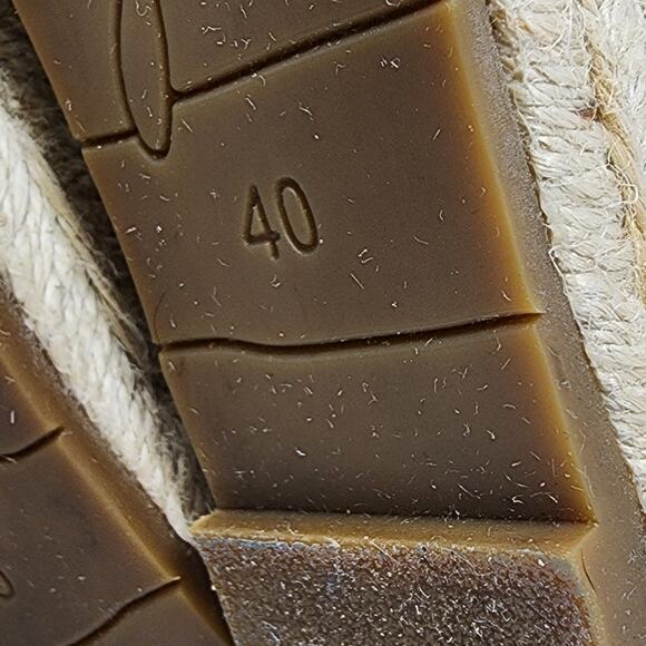 Joie Phyllis Espadrille Wedge Sandal Women EU40/US9.5 Blue Denim Tassel Wrap - Picture 12 of 12